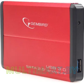 Бокс для жесткого диска Gembird EE2-U3S-2-R картинка 2